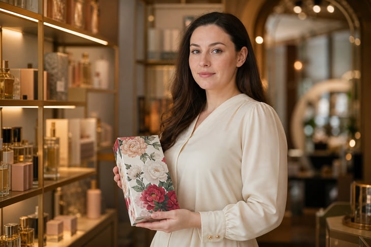 Beauty Expert with Printed Packaging Carton