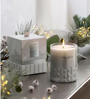 Laura Ashley Silver Fir Christmas Candle